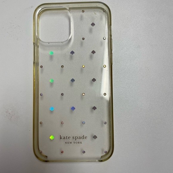 kate spade Accessories - Kate Spade Clear IPhone 12/12Pro Phone Case